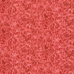 Tissu patchwork faux-uni focus rose 42811