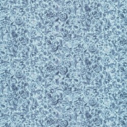 Tissu patchwork faux-uni focus bleu 42833