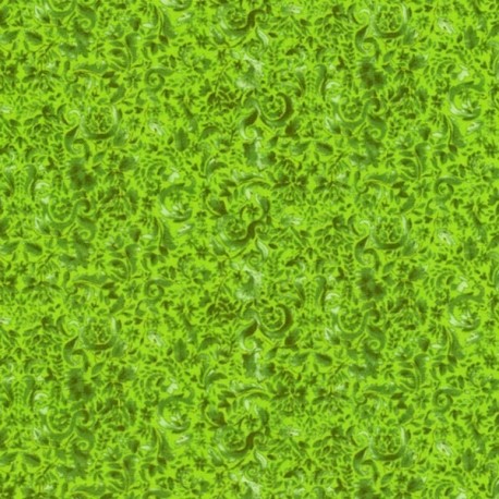 Tissu patchwork faux-uni focus vert printemps 42840