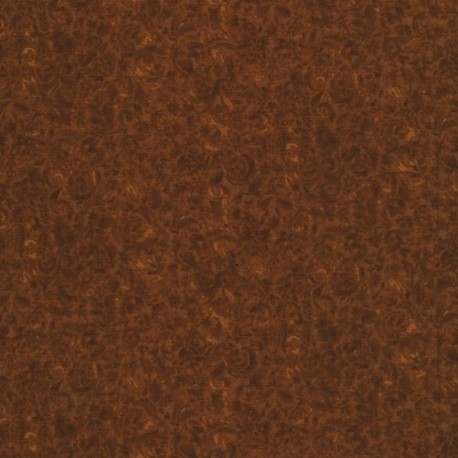 Tissu patchwork faux-uni focus marron 42851