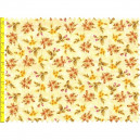 Tissu patchwork fleuris fond saumon clair - 15618