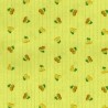Tissu patchwork fruits fond vert - 15621