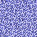 Tissu patchwork fleuris bleu - 13662