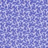 Tissu patchwork fleuris bleu - 13662