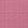 Tissu patchwork à carreaux blancs sur fond rose - 13678