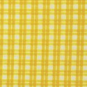 Tissu patchwork à carreaux jaune et blanc - 13698