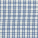 Tissu patchwork à carreaux bleu ciel et blanc -13700