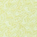 Tissu patchwork grands motifs  paisley blancs sur fond écru-1349