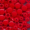 Pressions plastiques ronds rouge T5 12.4mm pour pince KAM 