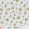 Tissu patchwork fleuris sur fond clair  - 18010