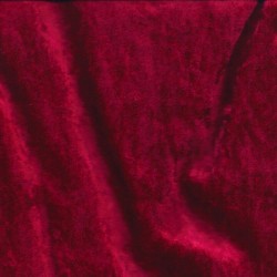 Velours moiré stretch rouge hermès