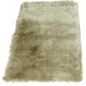 Tapis shaggy taupe clair longues mèches 