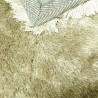 Tapis shaggy taupe clair longues mèches 