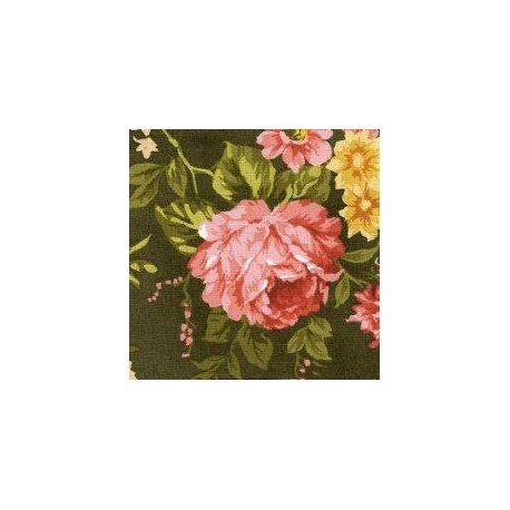 Tissus patchwork, Rose garden, roses victoriennes